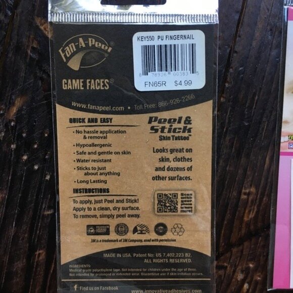 PURDUE BOILERMAKERS Lot of 5 Packs of Stick on Tattoos NEW NIP - Picture 4 of 4